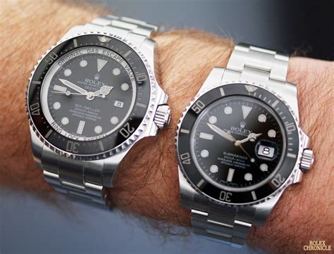 rolex deepsea vs submariner|rolex sea dweller deepsea review.